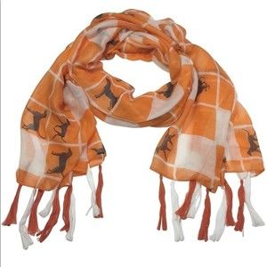 Hound Dog Long Fringe Scarf Tennessee